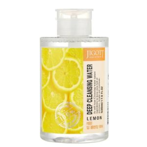 JIGOTT, Очищающая вода с экстрактом лимона Deep Cleansing Water Lemon, 530 мл