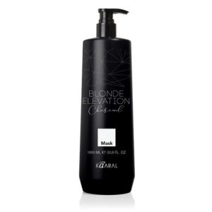 KAARAL, Черная угольная тонирующая маска для волос Blonde Elevation Charcoal Mask, 1000 мл