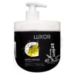 LUXOR, Крем-маска для волос с чесноком и маслом чиа для слабых и склонных к ломкости волос Sulfate&Paraben Free с дозатором, 1000 мл