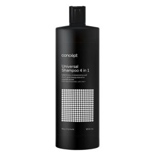 CONCEPT, Шампунь универсальный 4 в 1 для ежедневного применения Concept Men, 1000 мл