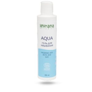 LEVRANA, Гель для умывания «AQUA», ECOCERT, 200 мл