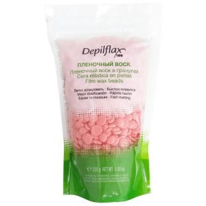DEPILFLAX, Воск пленочный в гранулах Розовый Film Wax, 250 гр