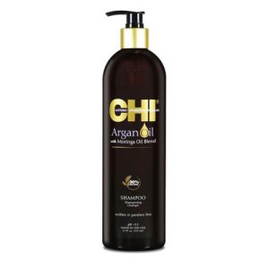 CHI, Восстанавливающий шампунь с маслом арганы Argan Oil Plus Moringa Shampoo, 739 мл