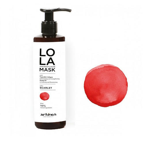 ARTEGO, Оттеночная маска Lola Scarlet, 200 мл