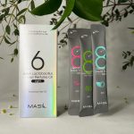 MASIL, НАБОР ПАРФЮМЕРНОЕ МАСЛО ДЛЯ ВОЛОС 6 SALON LACTOBACILLUS HAIR PERFUME OIL(LIGHT), 66 МЛ И НАБОР МАСОК ДЛЯ ВОЛОС, 8 МЛ