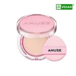 AMUSE Сияющиц кушон Dew Power Vegan Cushion (4 оттенок)