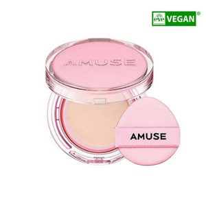 AMUSE Сияющиц кушон Dew Power Vegan Cushion (4 оттенок)