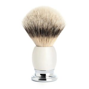 Помазок MUEHLE SOPHIST, барсучий ворс высшей категории Silvertip, фарфор, размер L