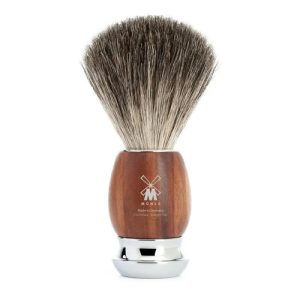 Помазок MUEHLE VIVO, натуральный барсучий ворс, слива, уцененный товар