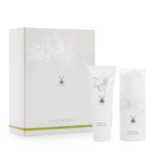 Набор для бритья MUEHLE ORGANIC, крем и бальзам после бритья