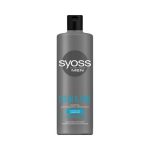 Мужской шампунь для волос Syoss Clean&Cool для нормальных и жирных волос 450мл