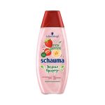 Смузи шампунь для поврежденных волос Schauma Энергия природы клубника, Банан и семена чиа 400мл