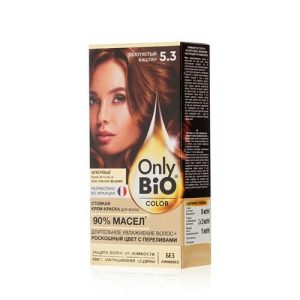 Крем - краска для волос Only Bio Color 5.3, Золотистый каштан, 115мл