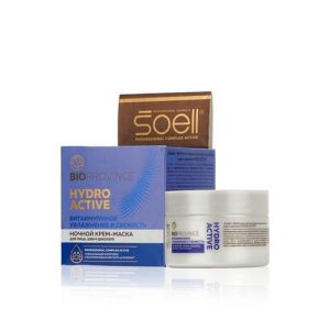 Ночной крем - маска для лица, шеи и декольте Soell BioProvince Hydro Active 100мл