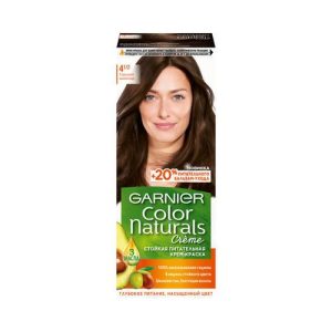 Стойкая крем - краска для волос Garnier Color Naturals 4.1/2 Горький шоколад