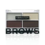 Тени для бровей Relove by Revolution Color Cult Brows, Dark, 3,2г