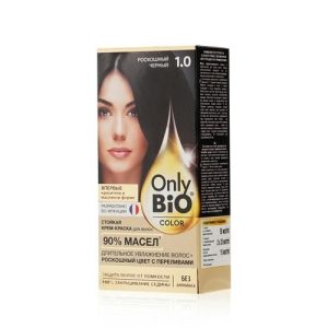 Крем - краска для волос Only Bio Color 1.0, Роскошный черный, 115мл