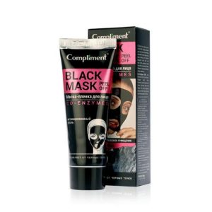Маска - пленка для лица Compliment Black Mask Peel Off Co-Enzymes "глубокое очищение" 80мл