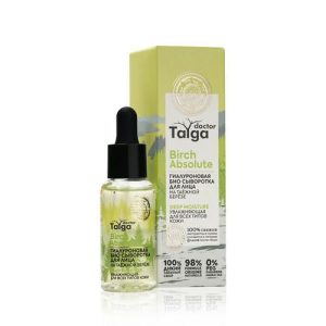Увлажняющая гиалуроновая био сыворотка для лица Natura Siberica Doctor Taiga "Birch Absolute" 30мл