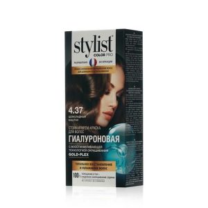 Стойкая крем - краска для волос Stylist Color Pro 4.37, Шоколадный Каштан, 120мл