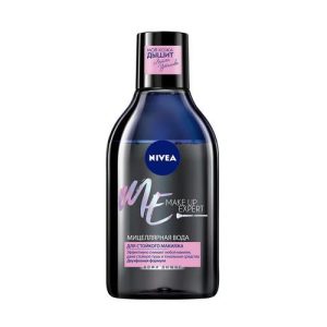 Мицеллярная вода для лица Nivea Make-up Expert для снятия стойкого макияжа 400мл