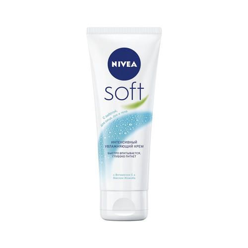 Увлажняющий крем Nivea Soft интенсивный для лица, рук и тела 75мл