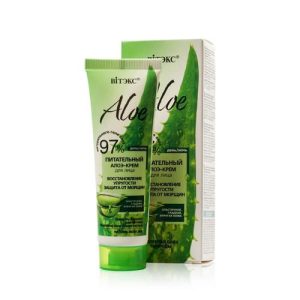 Питательный алоэ - крем для лица Витэкс Aloe 97% восстановление упругости , Защита от морщин 50мл