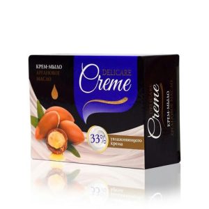 Туалетное крем - мыло Delicare Creme "с маслом арганы" 100г