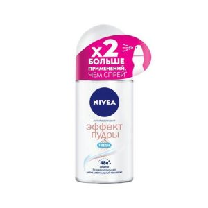 Женский дезодорант - антиперспирант Nivea Эффект пудры "Fresh" антибактериальный комплекс 50мл