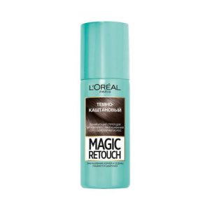 Краска - спрей L`Oreal Paris Magic Retouch для волос Темно-каштановый 75мл