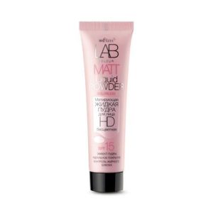 Тональный крем - пудра для лица Bielita LAB colour "Liquid Powder Matt" бесцветный 30мл