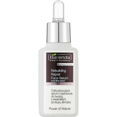 Bielenda Professional Power Of Nature Rebuilding Repair Face Serum - Восстанавливающая сыворотка с экстактом слизи улитки, 30 мл.