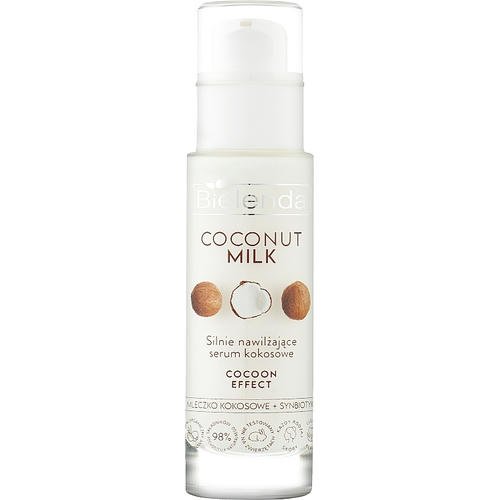Bielenda Coconut Milk Strongly Moisturizing Coconut Serum - Сильно увлажняющая кокосовая сыворотка для лица, 30 мл.