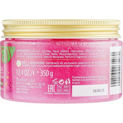 Bielenda Exotic Paradise Firming Body Scrub Pitaja - Сахарный скраб для тела укрепляющий "Питайя", 350 г. — изображение 3