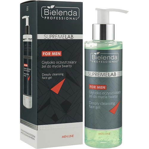 Bielenda Professional SupremeLab For Men - Гель для глубокого очищения кожи лица, 200 мл. — изображение 2