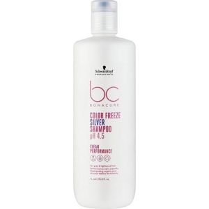 Schwarzkopf Professional Bonacure Color Freeze Silver Shampoo pH 4.5 - Шампунь для седых и осветленных волос, 250 мл.