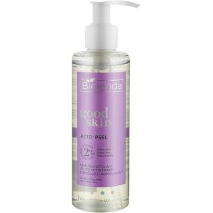 Bielenda Good Skin Acid Peel Micro-Exfoliating Corrective & Normalizing Face Wash Gel - Корректирующий и нормализующий микроотшелушивающий гель для умывания, 190 г.
