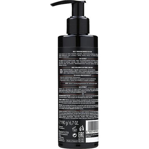 Bielenda Barber Edition Only For Men - Очищающий гель для лица и бороды, 190 г.