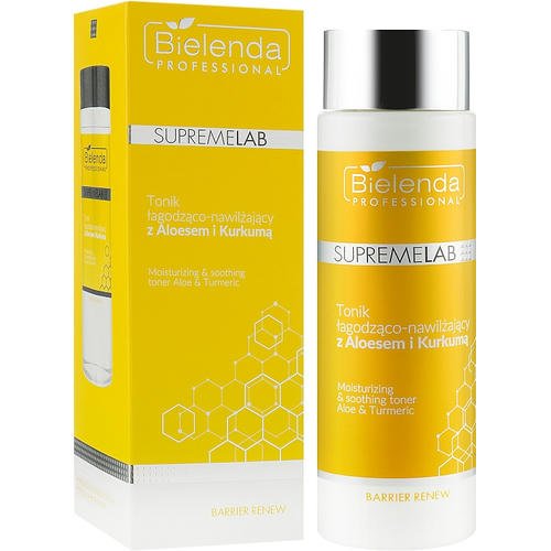 Bielenda Professional SupremeLab Tonik - Успокаивающий и увлажняющий тоник с алоэ и куркумой, 200 мл. — изображение 2