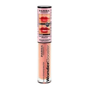 Блеск для губ `PARISA` WONDERBOOSTER с эффектом увеличения тон 01 rose diamond