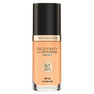Основа тональная для лица `MAX FACTOR` FACEFINITY ALL DAY FLAWLESS 3 в 1 тон 45