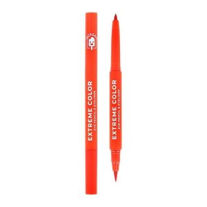 Карандаш-лайнер для глаз `ISCREAM` EXTREME COLOR 2 в 1 (red)