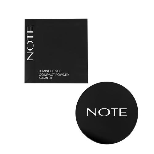 Пудра компактная для лица `NOTE` LUMINIOUS SILK COMPACT POWDER с эффектом сияния тон 198 — изображение 2