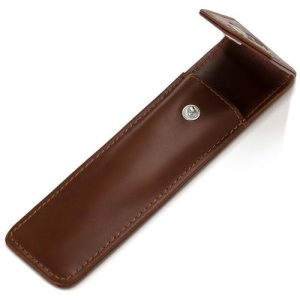 Rebel Barber Prestige Brown - Кожаный чехол для опасной бритвы