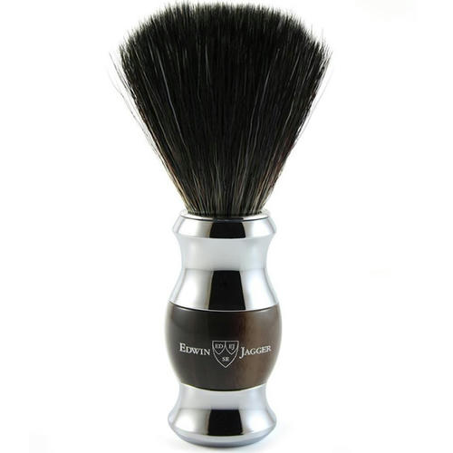 Edwin Jagger 21SB362CR - Помазок темно-коричневый искусственный ворс