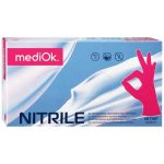 Перчатки нитрил MediOk L красные