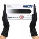 Перчатки нитрил Nitrile L черные