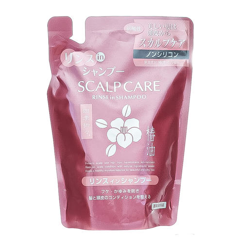 Кумано Косметикс Шампунь с маслом камелии для сухих волос Kumano CosmeStation, сменный блок 350 мл (Kumano Cosmetics, Шампуни для волос) — изображение 2