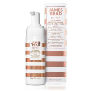 Джейм Рид Бронзирующий мусс для новичков темный Fool Proof Bronzing Mousse Face & Body Dark, 100 мл (James Read, Self Tan Dark)
