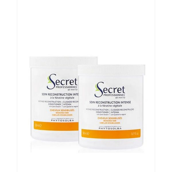 Kydra Secret Professionnel Soin Reconstruction Intense - Реконструирующая маска для повреждённых волос с растительным кератином 1000 мл